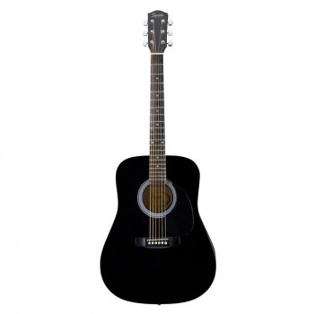 Squier by Fender SA105 Acoustic Guitar, Black купить