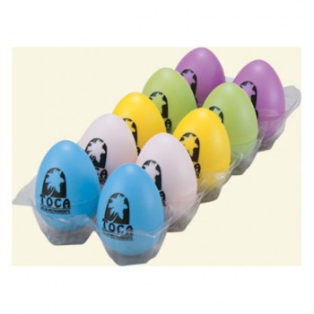 Toca Percussion Egg Shaker Set T-2106 Rainbow Colours x10 купить