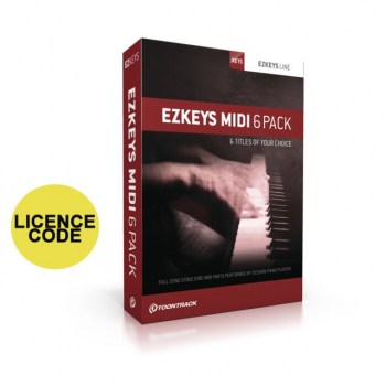 Toontrack EZkeys MIDI 6 Pack (CODE) 6 EZkeys MIDI Packs купить