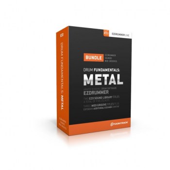 Toontrack EZx - Drum Fundamentals Metal Drum Bundle for EZ Drummer купить