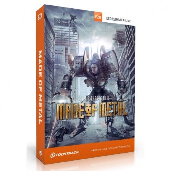 Toontrack EZx - Made ofMetal Sounds for EZ Drummer DVD купить