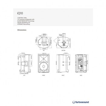 Turbosound iQ10 10" / 1" 2.500W aktiv купить