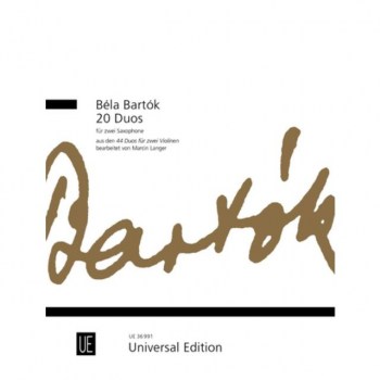 Universal Edition 20 Duos aus "44 Duos for zwei Violinen" Bela Bartok купить