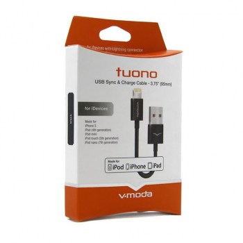 V-Moda Tuono Lightning Cable black Kabel for iDevices купить