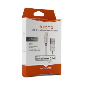 V-Moda Tuono Lightning Cable white Kabel for iDevices купить