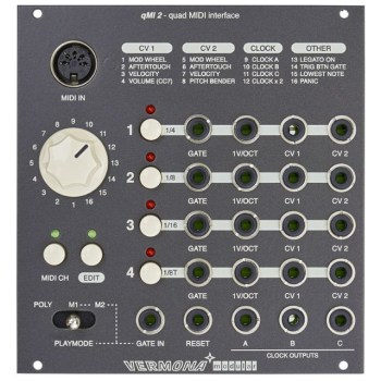 Vermona Modular qMI quad MIDI Interface купить