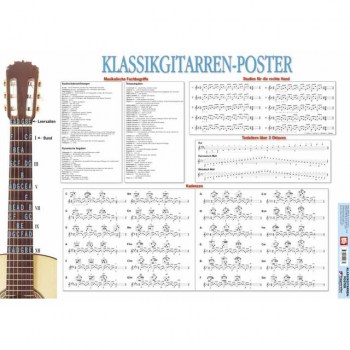 Voggenreiter Klassikgitarren-Poster купить