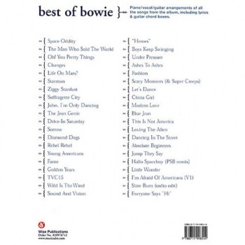 Wise Publications Best Of Bowie PVG купить