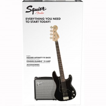 Fender Squier Pk Pj Bass R15v3 Blk 230v Eu купить