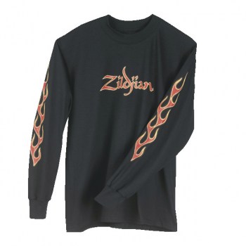 Zildjian Long Sleeve Shirt Fire Medium купить