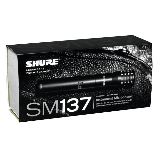 Shure Sm Lc Small Membrane Microphone Condenser Cardioid