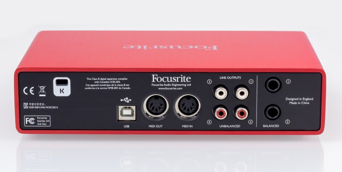 Звуковая карта focusrite scarlett 4i4