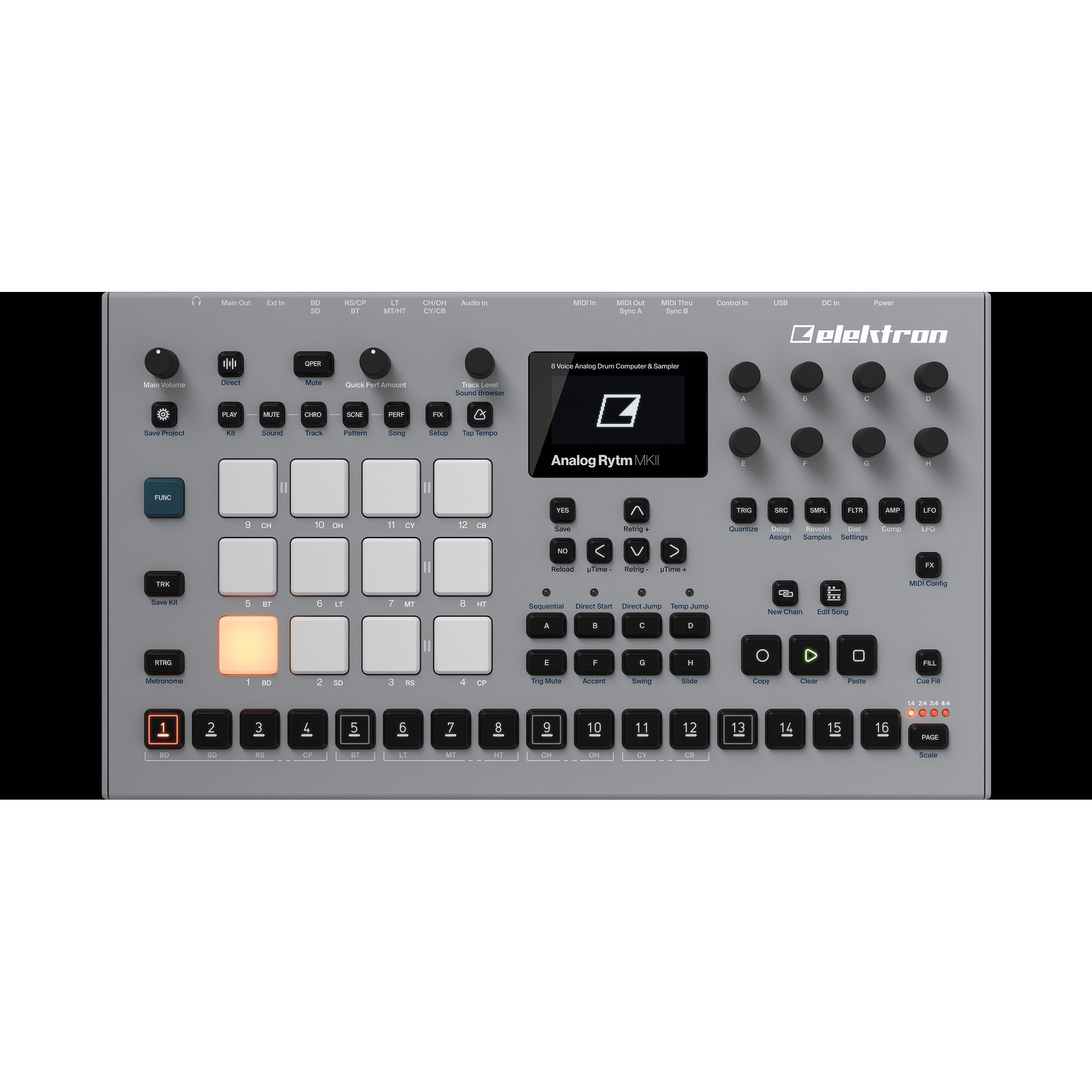 Купить Elektron Analog Rytm MKII цена 171518 ₽ и Драм-машины Elektron с  доставкой по России в muStore