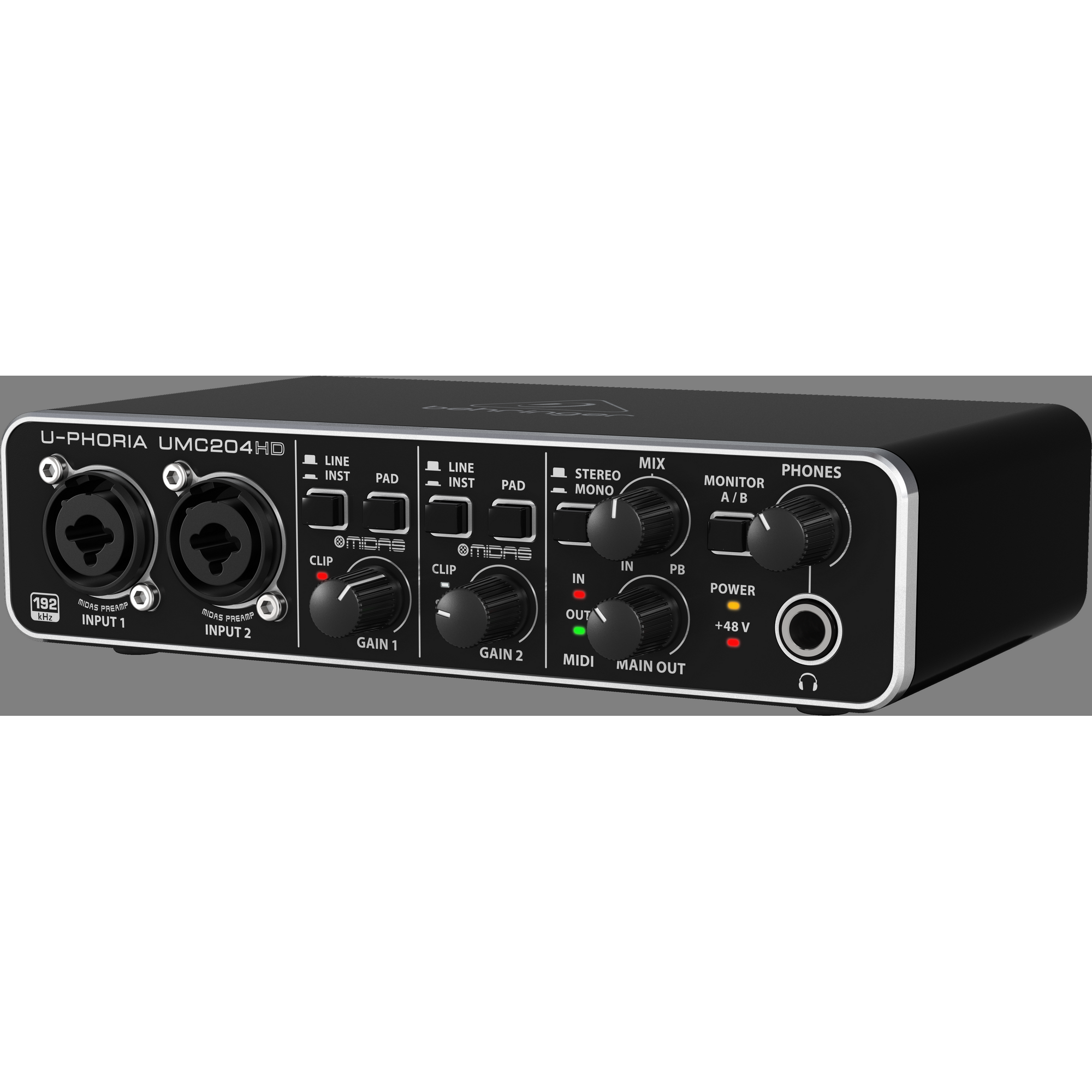 Внешняя звуковая карта behringer umc204hd