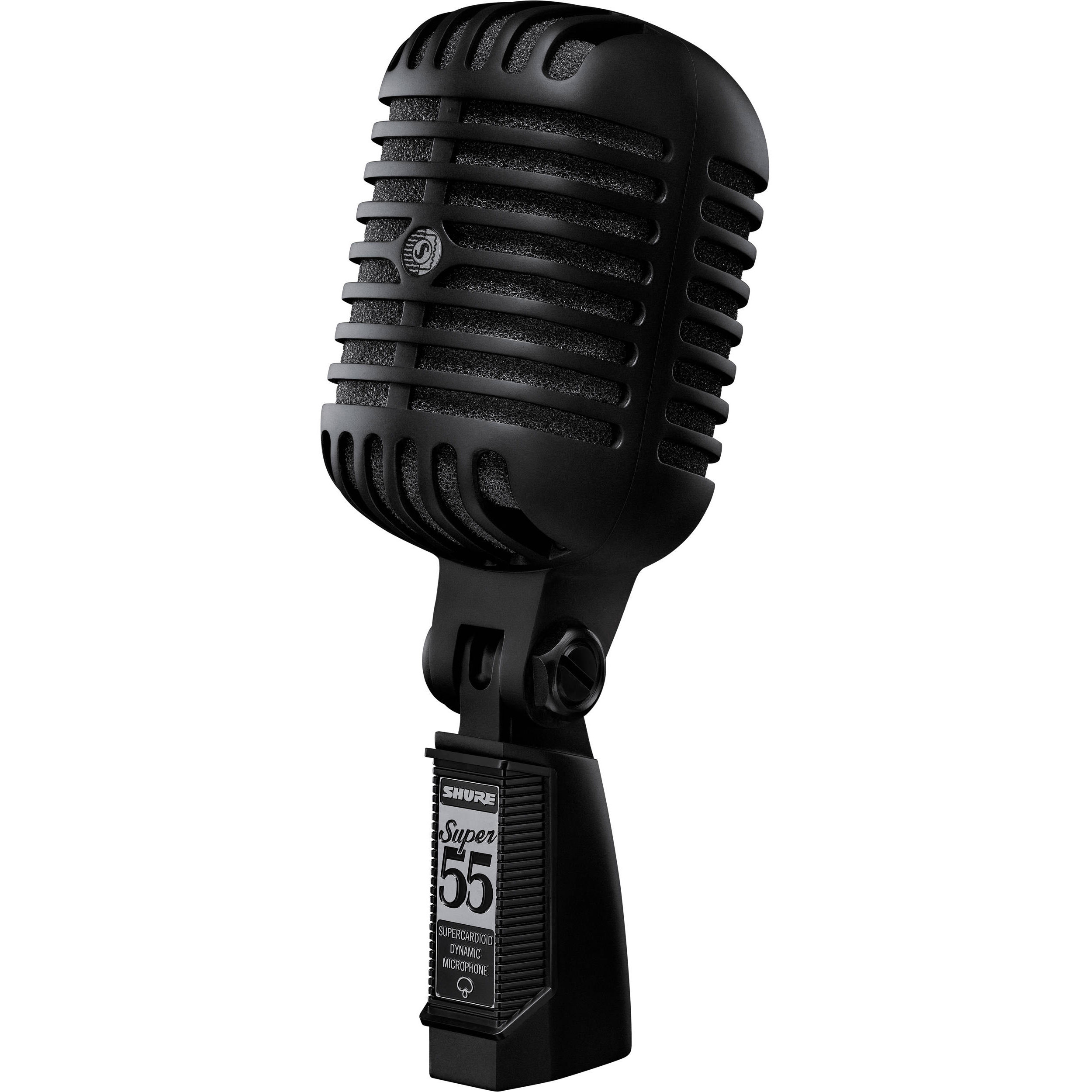 Черный микрофон купить. Shure 55 Deluxe Black. Shure super 55. Super 55 Black Shure. Shure super 55 Deluxe.