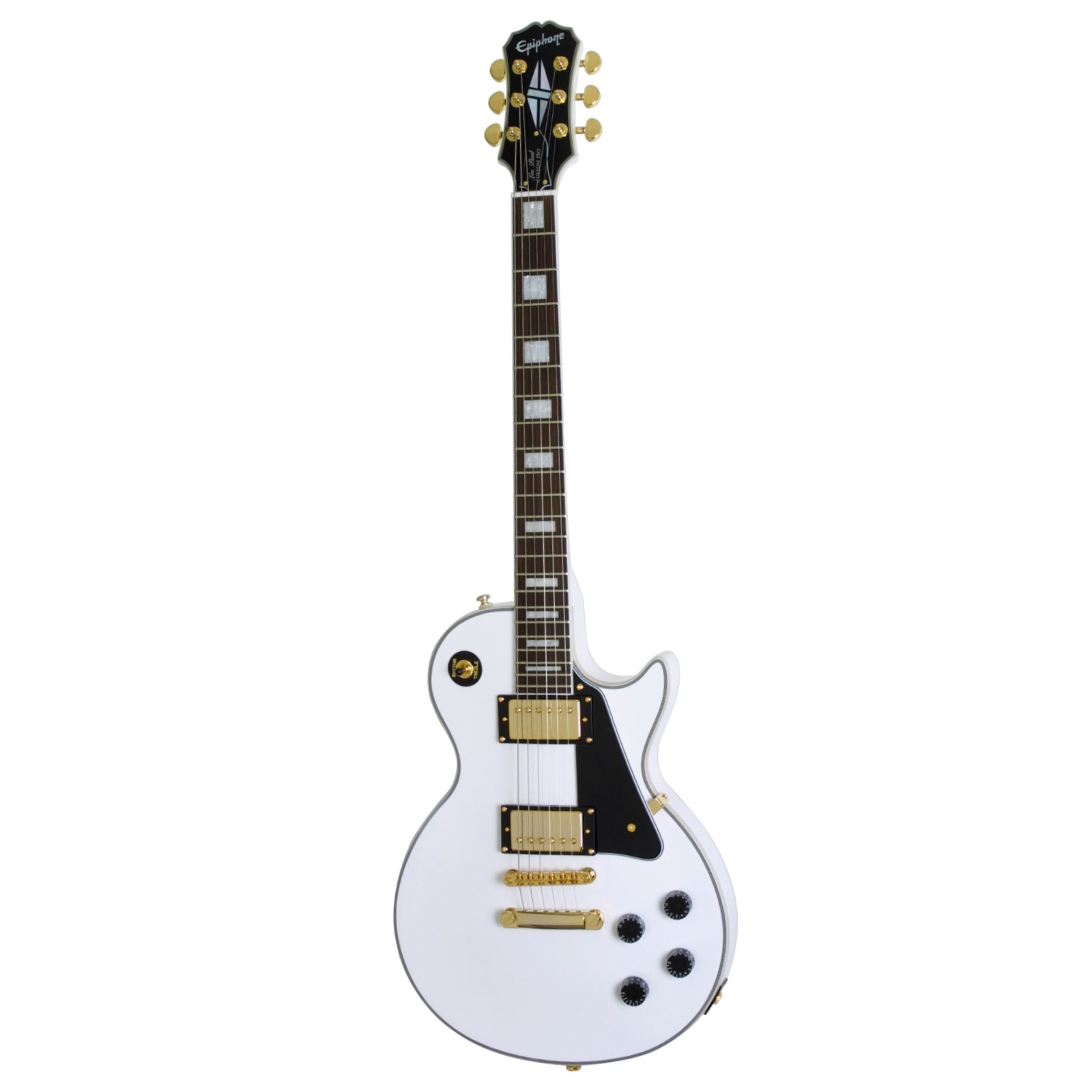 epiphone les paul custom pro white