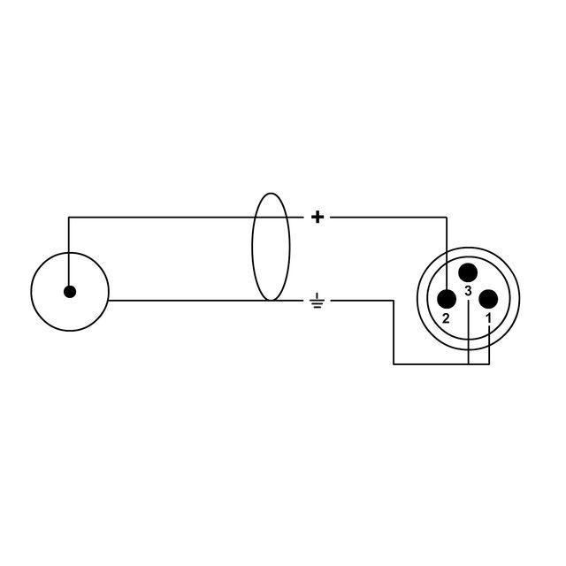 Xlr rca переходник схема