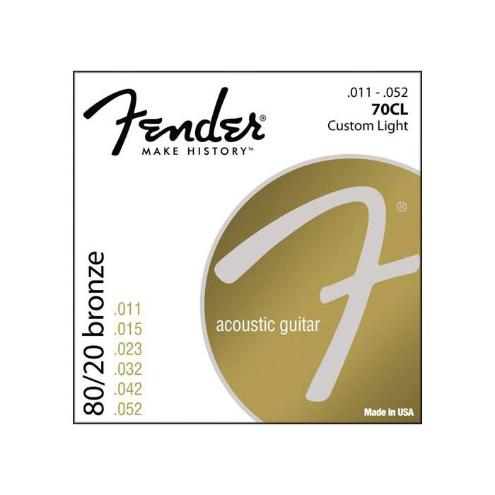 fender acoustic strings