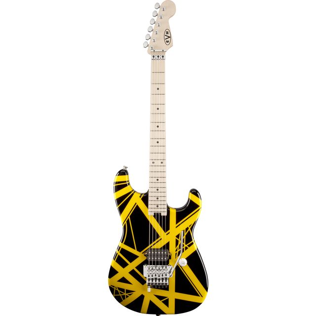 eddie van halen yellow guitar