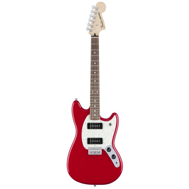 fender mustang guitar red