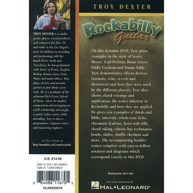 Купить Hal Leonard Rockabilly Guitar Troy Dexter, DVD цена ? и