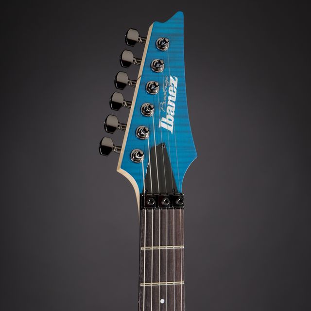 Купить Ibanez Prestige RG3750FZ-TB Transparent Blue цена ? и Ibanez модели  Ibanez с доставкой по России в muStore