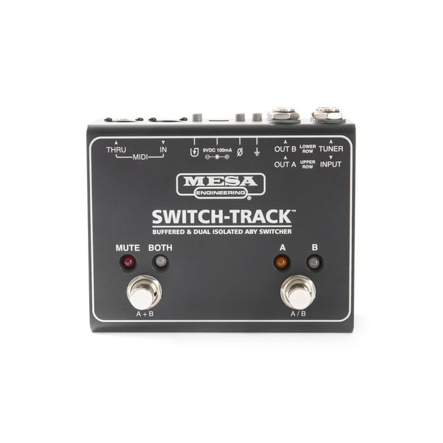 Switch tracks. Footswitch Mesa v Twin Rackmount.