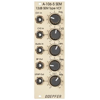 Doepfer A-106-5 12dB SEM Filter Special Edition creme купить