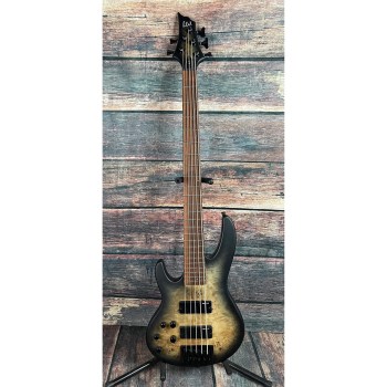 ESP LTD D-5 Burled Poplar Black Natural Burst Satin Left-Handed Bass купить