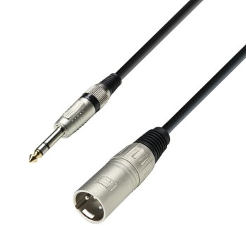 Adam Hall Cables K3 BMV 1000 - Microphone Cable XLR male to 6.3 mm Jack stereo 10 m купить