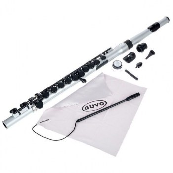 Nuvo Student Flute - Silver/Black купить