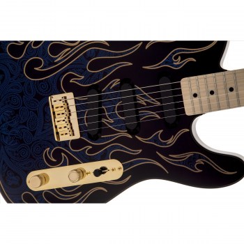 Fender James Burton Telecaster, Blue Paisley Flames, Maple купить