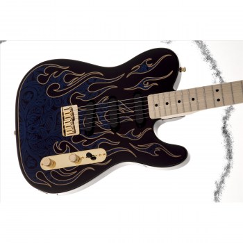 Fender James Burton Telecaster, Blue Paisley Flames, Maple купить