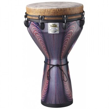 Remo DJ-0014-36- Djembe, MONDO™, Designer Series, Key-Tuned, 14` X 25`, SKYNDEEP® FIBERSKYN®, Contour Tuning Brackets, Salsa Deco Finish купить