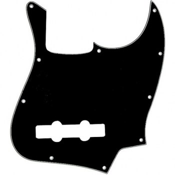 Fender PICKGUARD Standard JAZZ BASS 10 SCREW HOLES Black 3 PLY купить