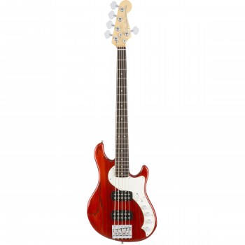 Fender American Elite Dimension™ Bass V HH, Ebony Fingerboard, Cayenne Burst купить