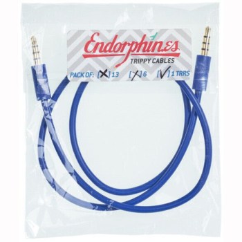 Endorphin.es Trippy Cables TRRS, blue, 60cm купить