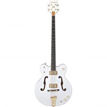 Gretsch G6136LSB White Falcon™ Bass, 34` Scale, Ebony Fingerboard, White купить