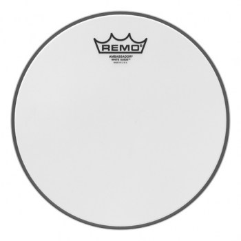 Remo BA-0810-WS- White SUEDE™, AMBASSADOR®, 10` Diameter купить