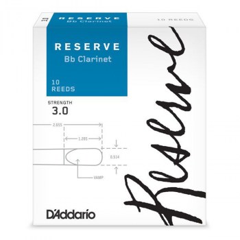 D`addario Woodwinds Dcr1030 Reserve Bb Cl - 10 Pack - 3.0 купить