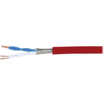 Canare L-2T2S Twisted Pair Microphone Bulk Cable RED купить