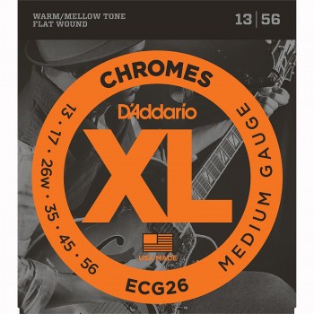 D`addario Ecg26 Set Gtr Chromes Med купить