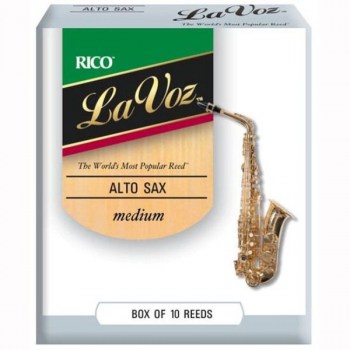 D`addario Woodwinds Rjc10md La Voz Alto Saxophone Reeds, Med, 10 Bx купить