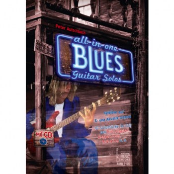 Acoustic Music Books All in One Blues Guitar Solos Peter Autschbach, mit CD купить