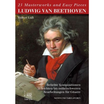 Acoustic Music Books Beethoven: 25 Masterworks and Easy Pieces купить