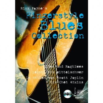 Acoustic Music Books Fingerstyle Blues Collection Rick Payne, Gitarre, mit CD купить