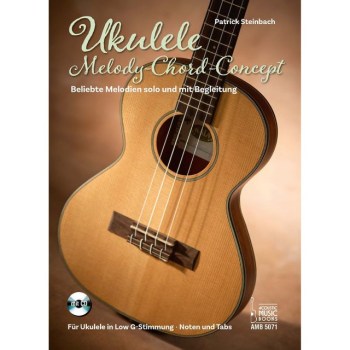 Acoustic Music Books Ukulele-Melody-Chord-Concept купить