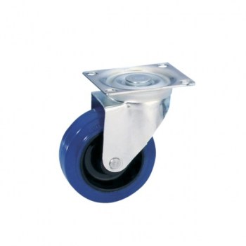 Adam Hall 37023 - Swivel Castor 100 mm with blue Wheel купить