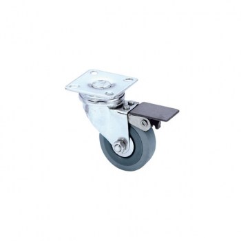 Adam Hall 3703 - Swivel Castor 50 mm with grey Wheel and Brake купить