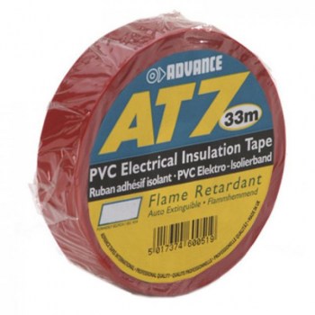 Advance AT7 PVC Insulation Tape, red 33m, 19mm купить